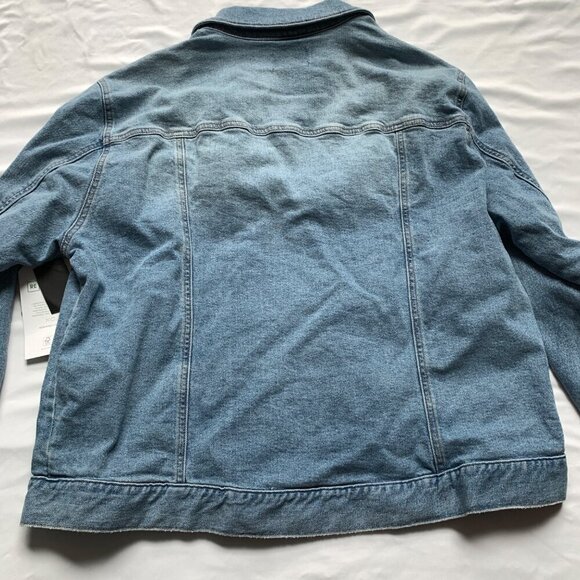 RE Generation by Celebrity Pink Denim Jean Jacket New XL - Picture 6 of 7